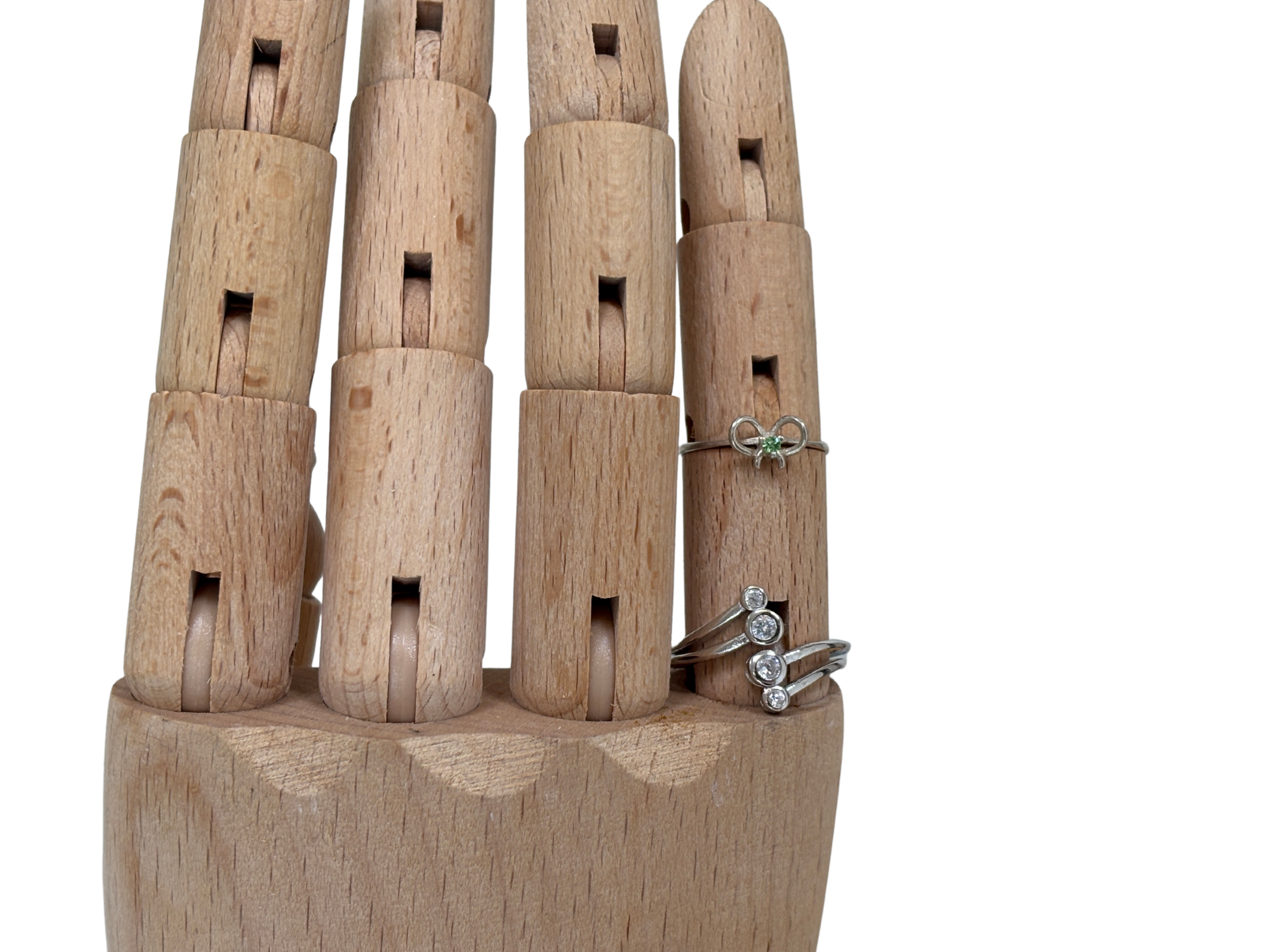 Delicate Silver Bow Ring