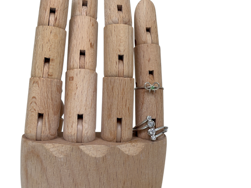 Delicate Silver Bow Ring