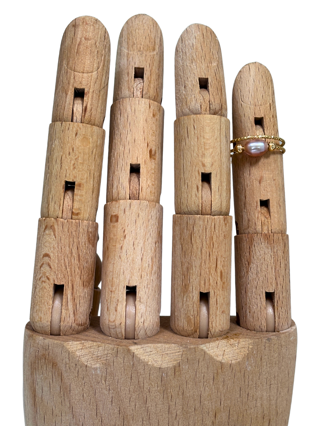 Freshwater Rose Pearl Silver Ring