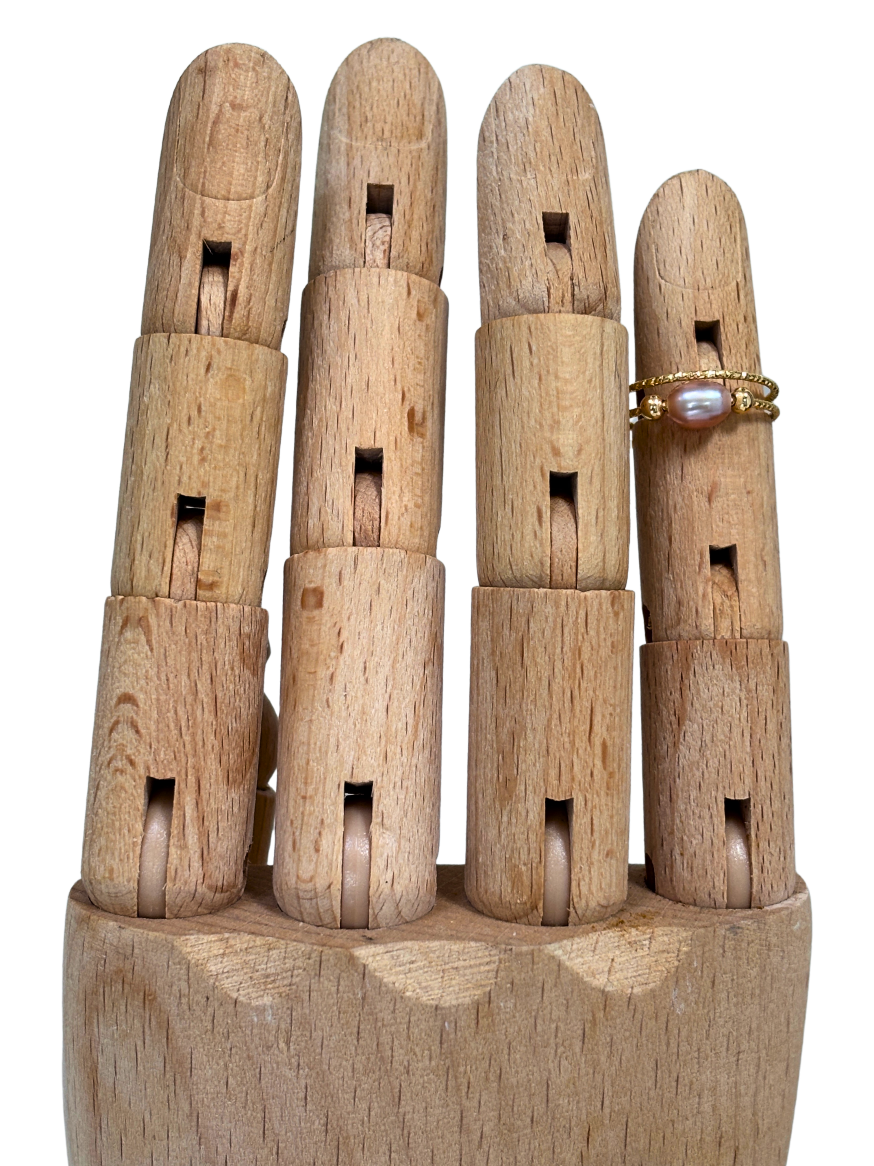 Freshwater Rose Pearl Silver Ring