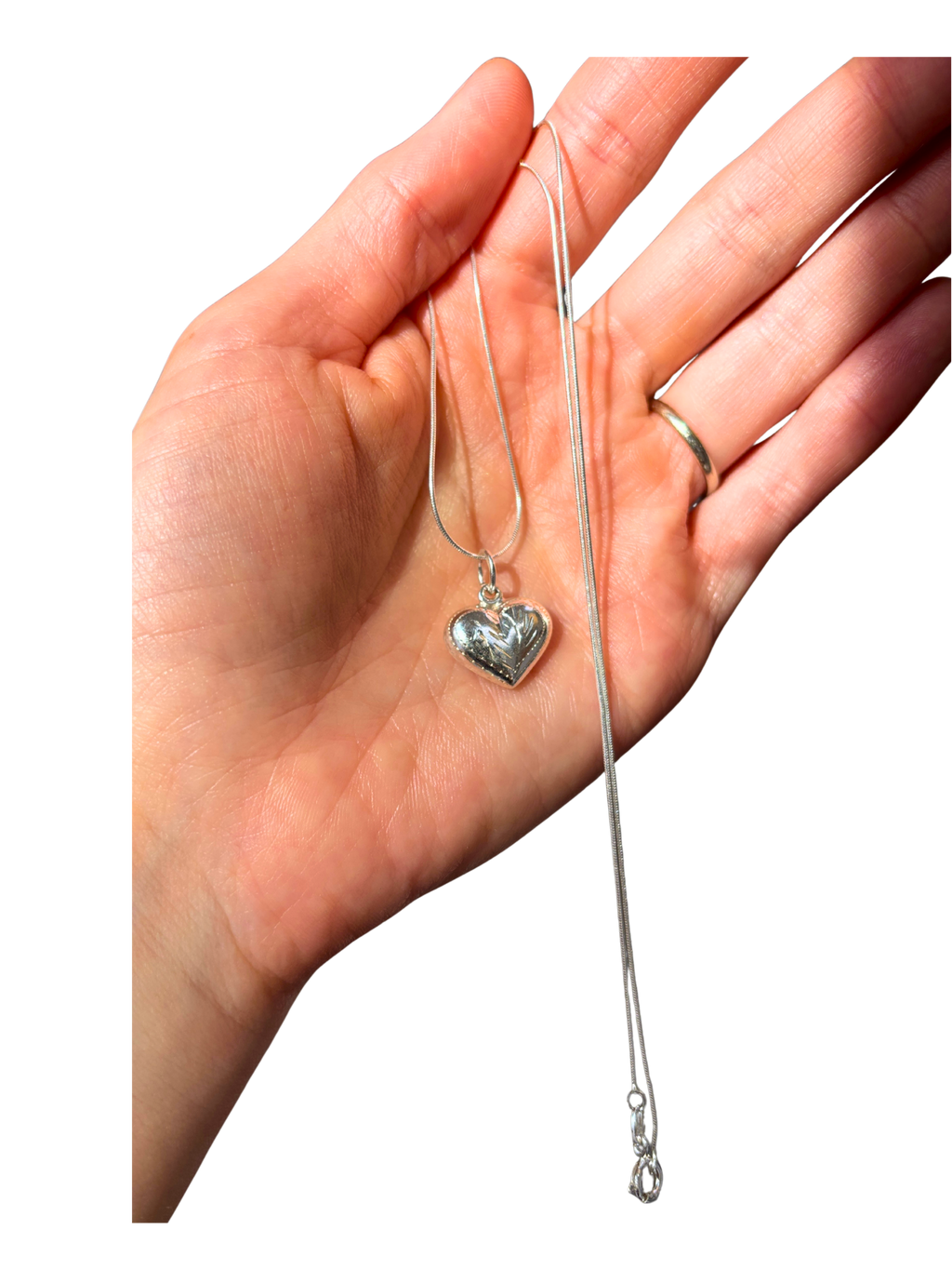 Sweet Sterling Silver Heart Locket