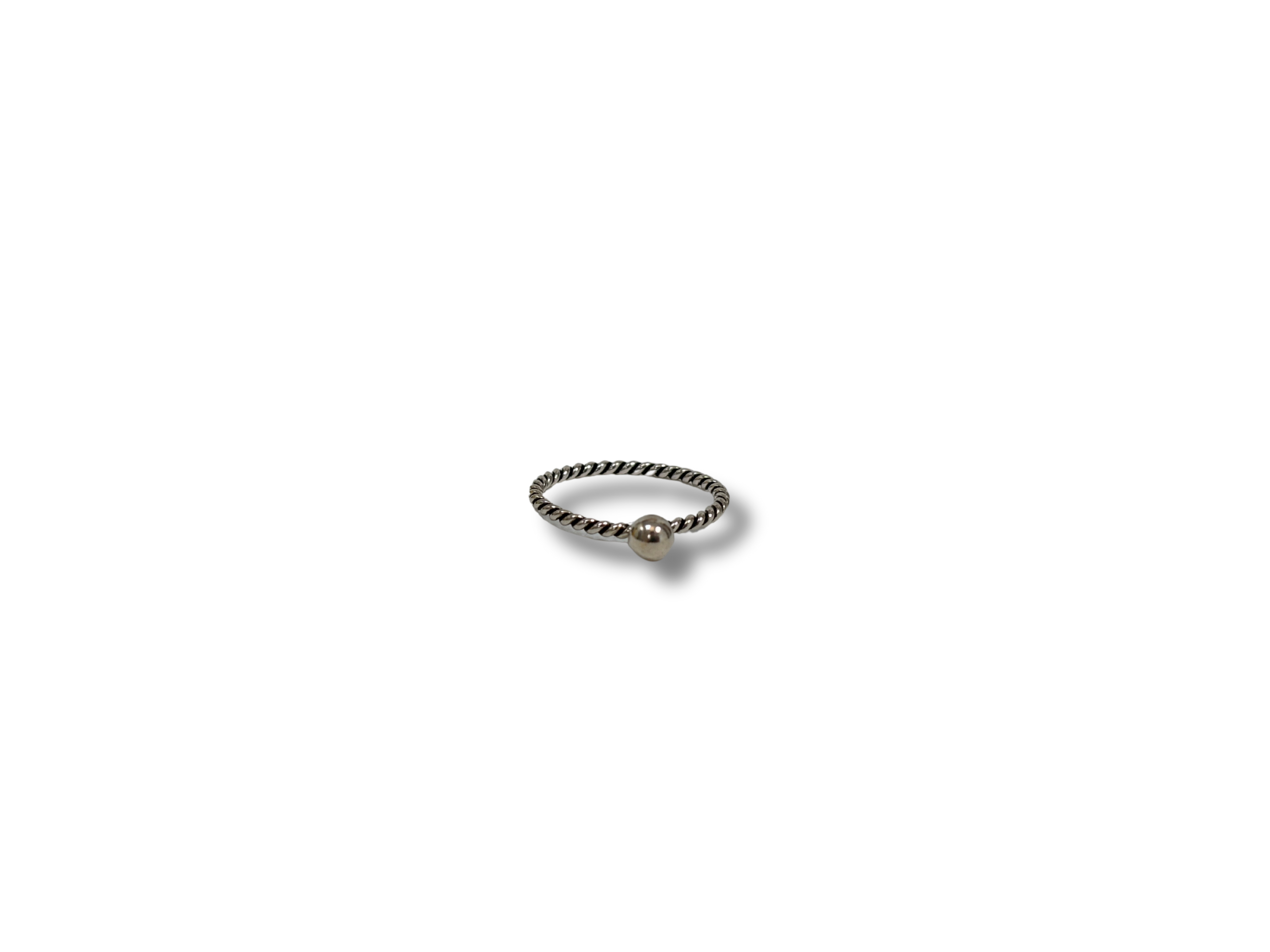Sterling Silver Rope Ring